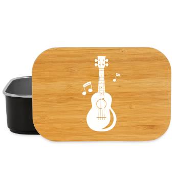 Ukulele Graphics - Lunch Box - black - Front