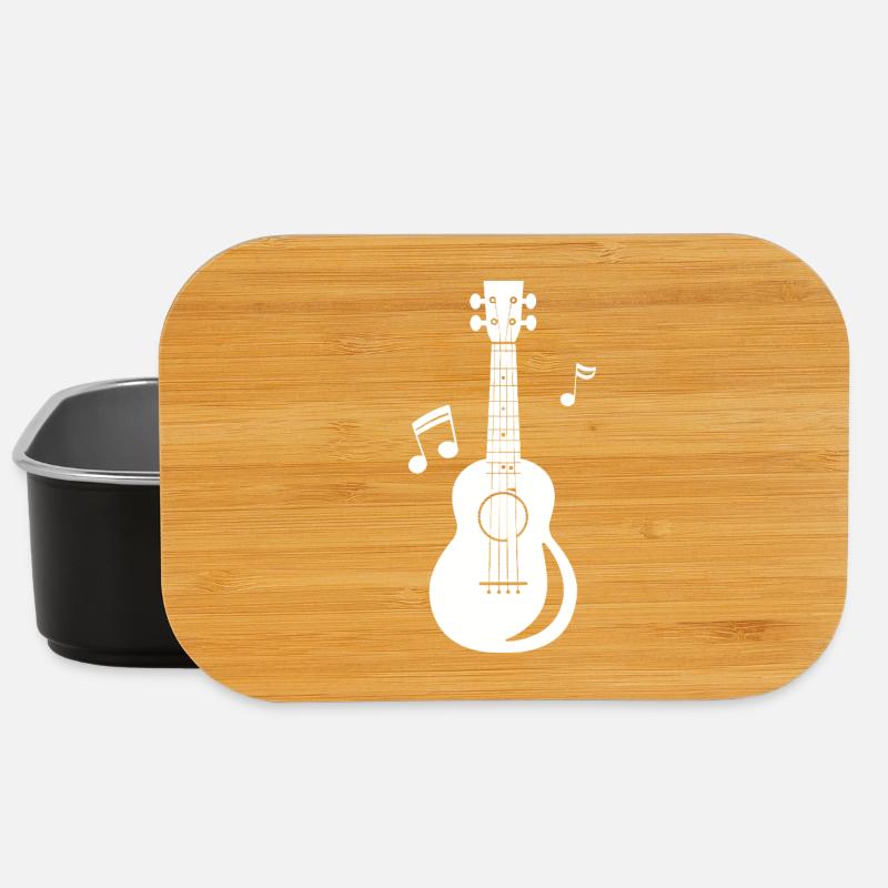 Ukulele Grafik - Lunch Box - Schwarz