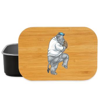 Nashorn Baseball Baseballhandschuh - Lunch Box - Schwarz - Vorne