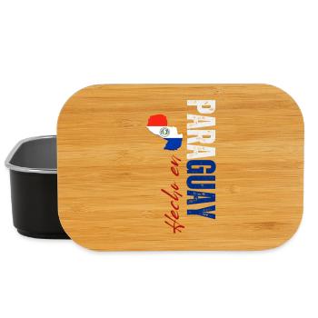 Made in Paraguay, vertical design - Lunch Box - black - Front