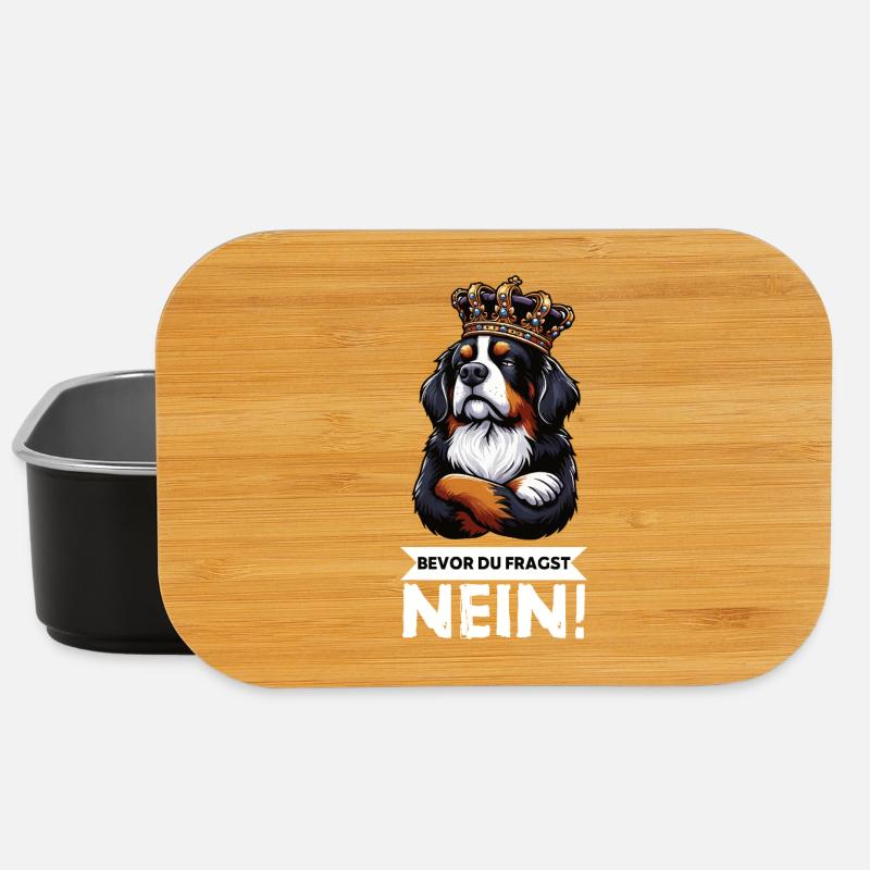 Bevor Du Fragst Berner Sennenhund Sennenhunde  - Lunch Box - Schwarz