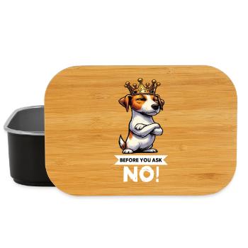 Before You Ask Jack Russel terrier Jack russel dog - Lunch Box - Schwarz - Vorne