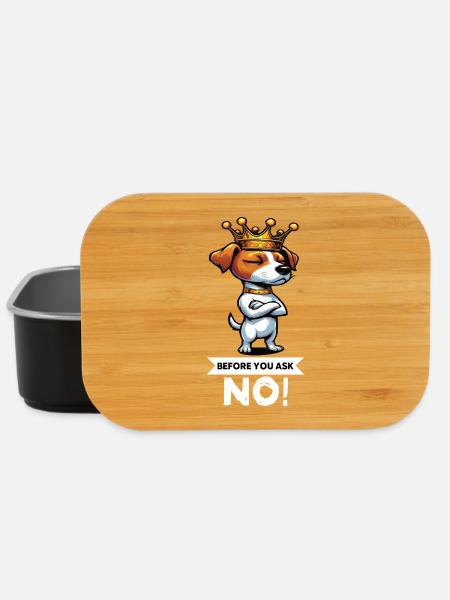 Before You Ask Jack Russel terrier Jack russel dog - Lunch Box - Schwarz