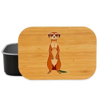 Always on the lookout - Lunch Box - black - Front