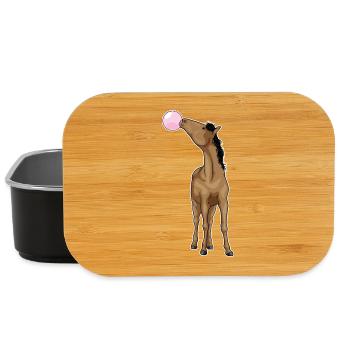 Pferd Kaugummi - Lunch Box - Schwarz - Vorne
