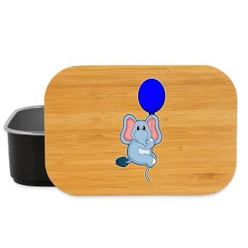 Elefant Luftballon - Lunch Box - Schwarz - Vorne