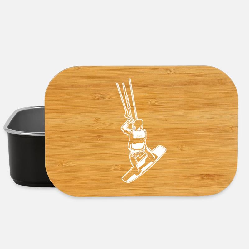 Kitesurfer - Lunch Box - Schwarz