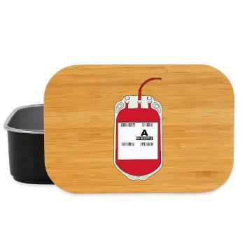 A Negative Blood Bag - Lunch Box - black - Front