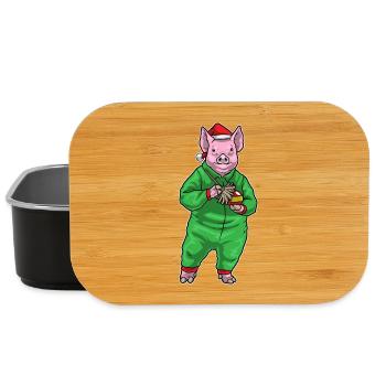 Nettoyant de Noël pour cochon - Boîte à goûter - noir - Devant