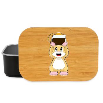 Hamster Coffee Coffee Pot - Lunch Box - black - Front
