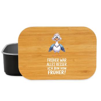Früher War Alles Besser - Lunch Box - Schwarz - Vorne