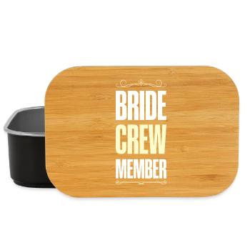 Bride Crew - Lunch Box - black - Front