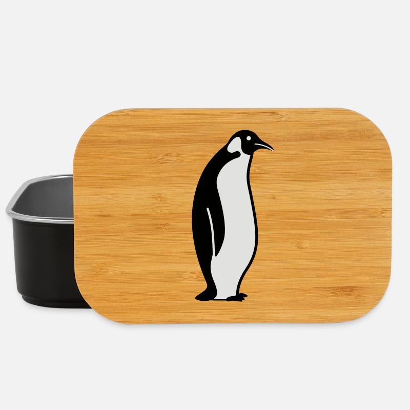 Pinguin pinguïn - Lunch Box - Schwarz
