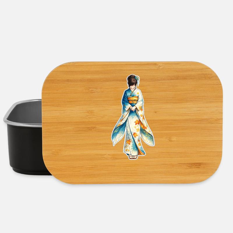 Kimono . 1 . AI generated - Lunch Box - black