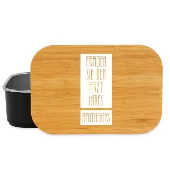 fragen Sie den Arzt Ihres Apothekers - Lunch Box - Schwarz - Vorne