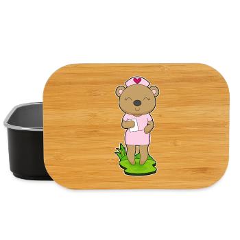 Bear Nurse - Lunch Box - black - Front
