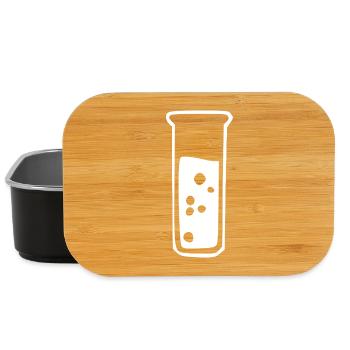 Reagenzglas Chemie Chemiker Geschenk - Lunch Box - Schwarz - Vorne
