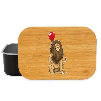 Ballon Lion - Boîte à goûter - noir - Devant