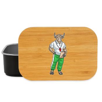 Stier Sport Lehrer Schule - Lunch Box - Schwarz - Vorne