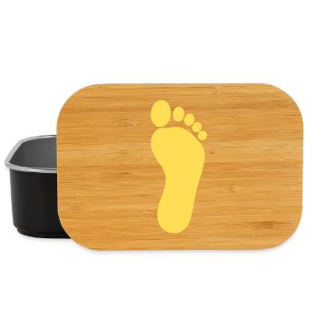 Pédicure pieds jaunes Pédicure Podiatrie - Boîte à goûter - noir - Devant