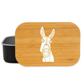Donkey Schwarz-Weiß Online-Grafik - Lunch Box - Schwarz - Vorne