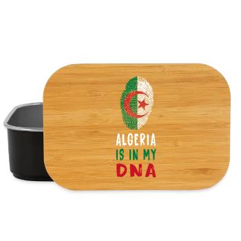 Algeria is in my DNA Design / Gift Idea - Lunch Box - black - Front
