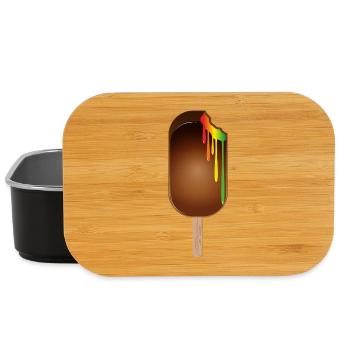 Chocolate popsicles with rainbow filling - Lunch Box - black - Front