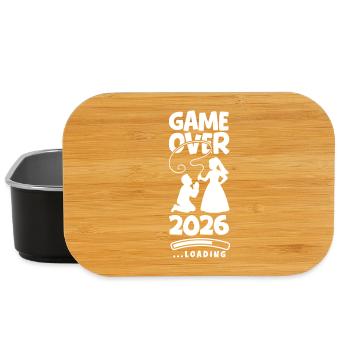 Hochzeit Game Over 2026 - Lunch Box - Schwarz - Vorne