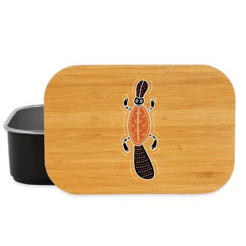platypus - Lunch Box - black - Front