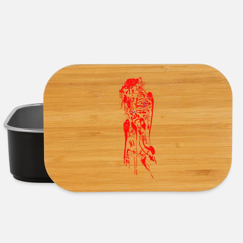 Alien Tribal - Sci-fi Horror - Lunch Box - black