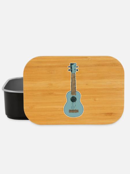 Retro Ukulele - Lunch Box - Schwarz