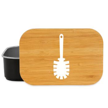 Klobürste Icon WC Putzen Sauber - Lunch Box - Schwarz - Vorne