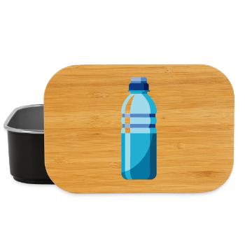 Bouteille d’eau - Boîte à goûter - noir - Devant