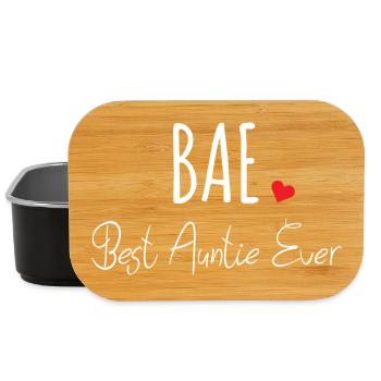 Best Auntie Ever - Lunch Box - black - Front