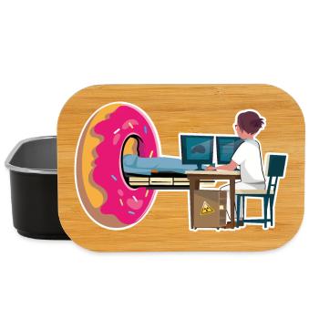 Radiologie Manipulatorin Scanner Donut Radiologie - Lunch Box - Schwarz - Vorne