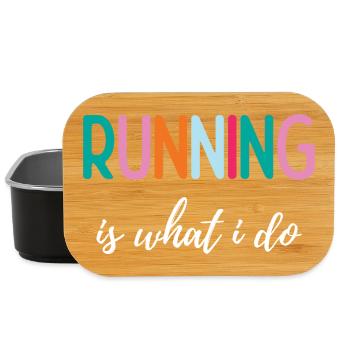 Running is What I Do - Lunch Box - black - Front