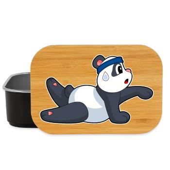 Panda Yoga Fitness Gymnastique - Boîte à goûter - noir - Devant