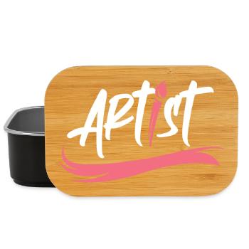 artist pinsel logo icon Künstler Illustration - Lunch Box - Schwarz - Vorne