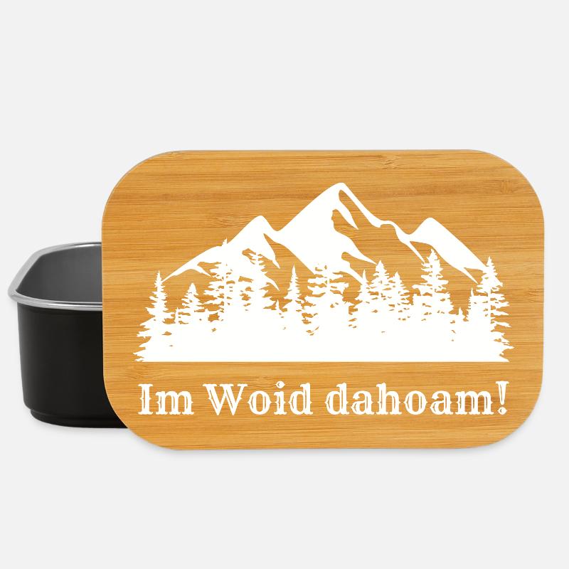 Im Woid dahoam! Bayern - Lunch Box - Schwarz