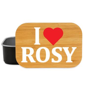 I Love Rosy T-Shirt Gift Idea - Lunch Box - black - Front
