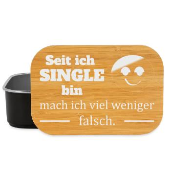 Single :-) - Lunch Box - Schwarz - Vorne