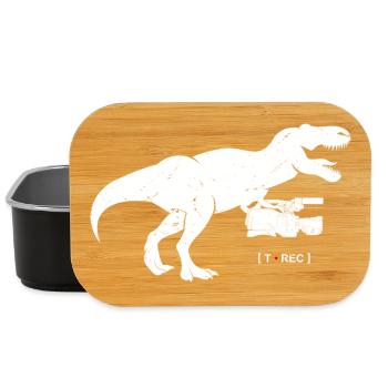 T-Rex Retro Recorder Silhouette - Boîte à goûter - noir - Devant