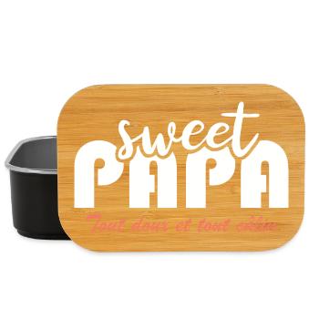 Sweet papa - Boîte à goûter - noir - Devant