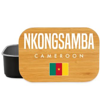 Nkongsamba Cameroon Cameroonian - Lunch Box - black - Front