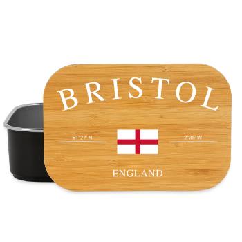 Bristol England – Holiday Souvenir & Gift - Lunch Box - black - Front