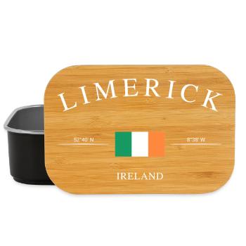 Limerick Irland – Urlaub Souvenir & Geschenk - Lunch Box - Schwarz - Vorne