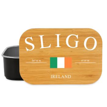 Sligo, Irlande – Souvenir et cadeau de vacances - Boîte à goûter - noir - Devant