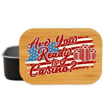 Gambling Fan Are You Ready To Casino - Lunch Box - black - Front