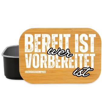 Those who are prepared are ready - Lunch Box - black - Front