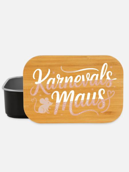 Karnevalsmaus Karneval Köln Kölner Karnevals Maus - Lunch Box - Schwarz